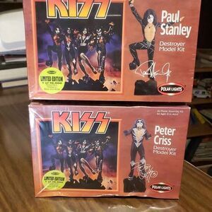 KISS Paul Stanley, Ace Frehley, Peter Criss Destroyer Models NIB